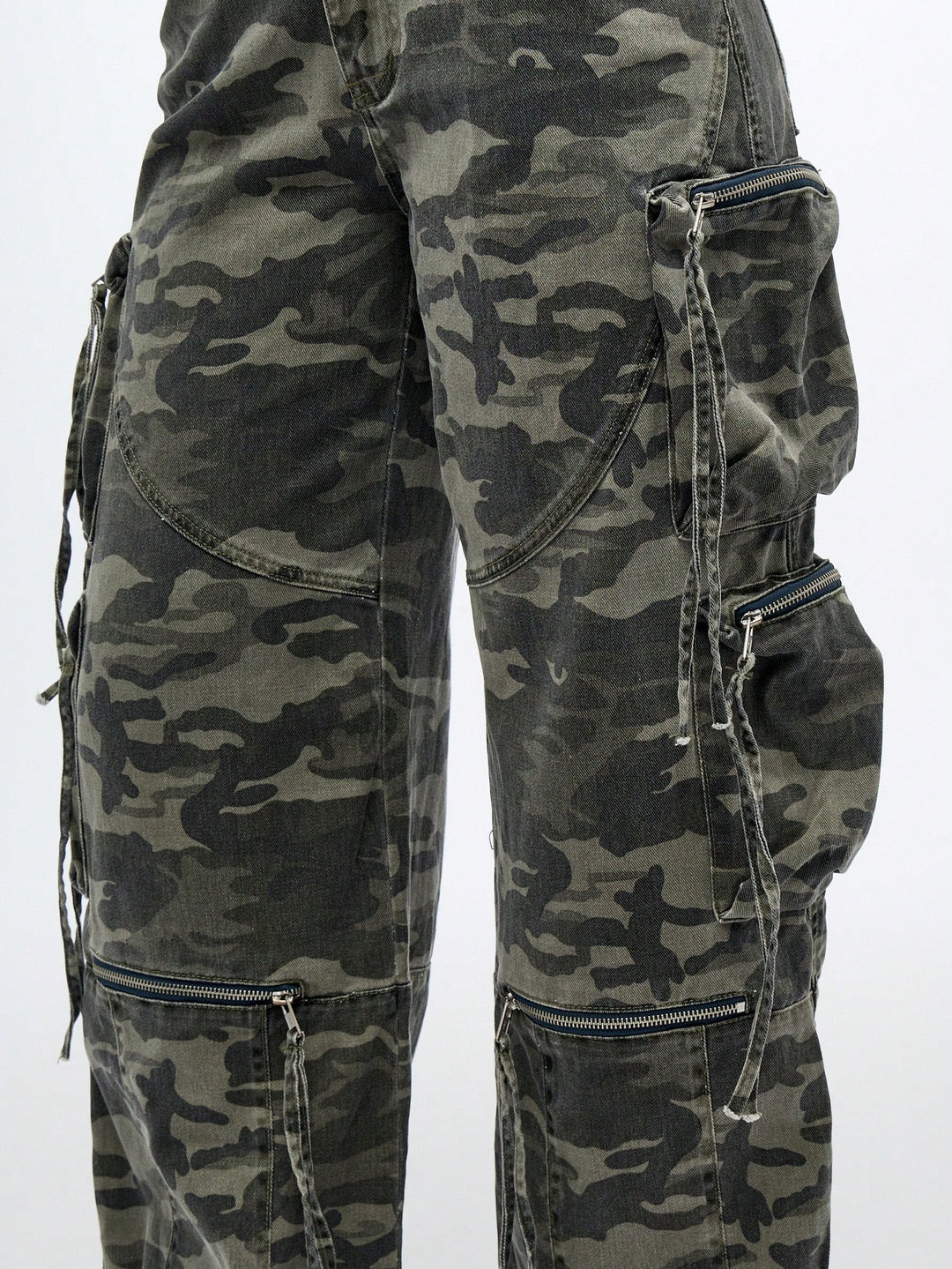 Jeans nadrág SHEIN, khaki