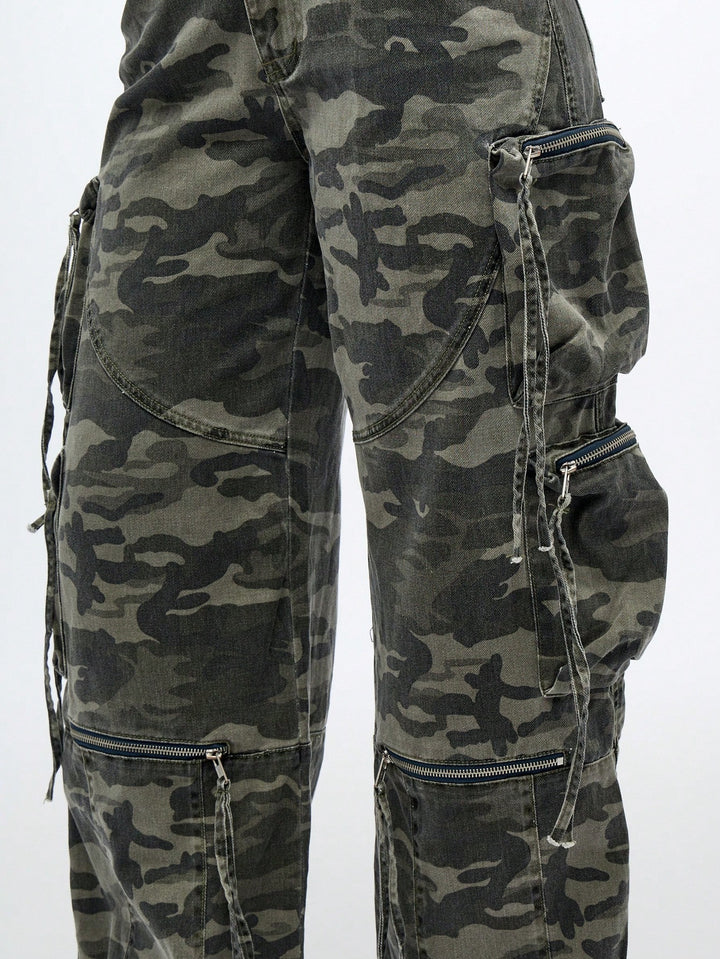 Jeans nadrág SHEIN, khaki