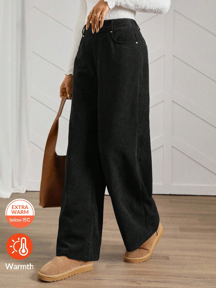 Pantaloni SHEIN, negru
