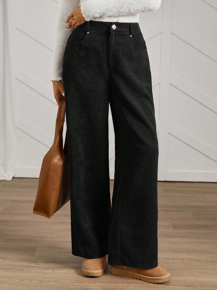 Pantaloni SHEIN, negru