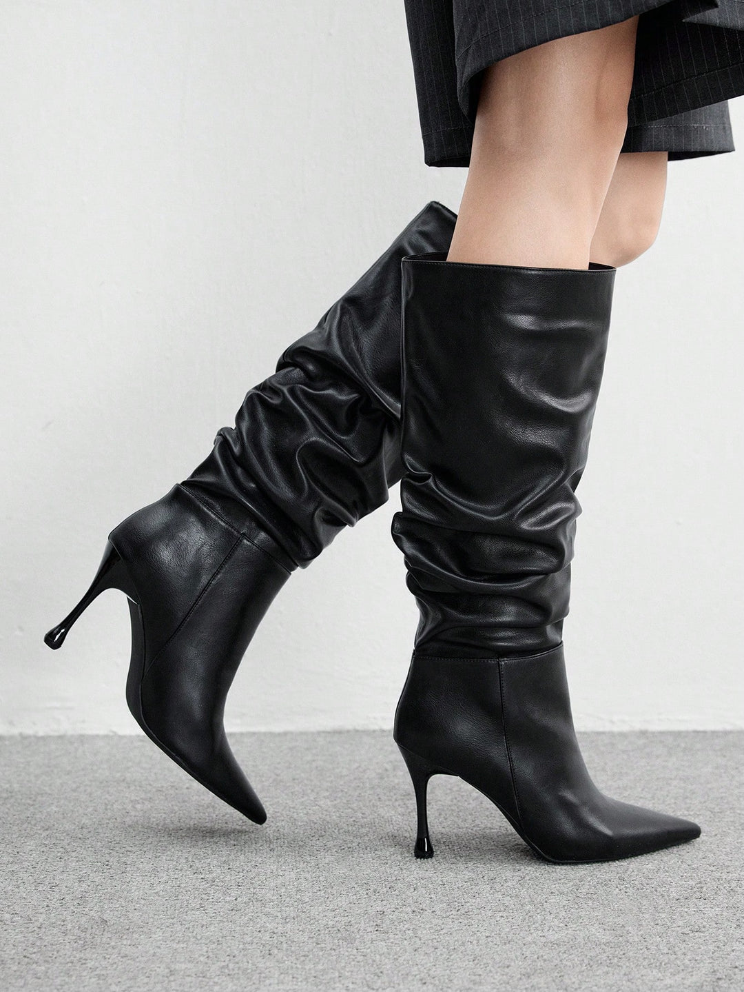 SHEIN csizma, fekete