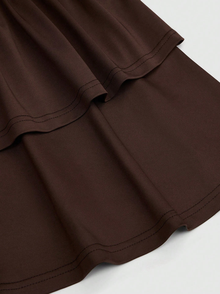 Rochie mini SHEIN, maro