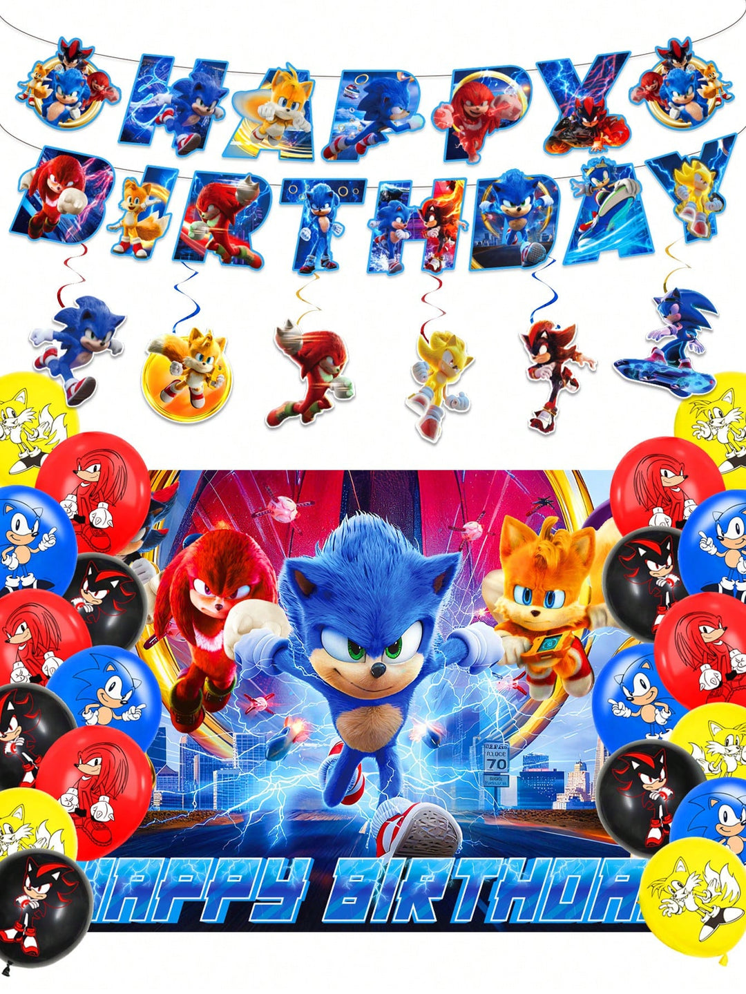 SHEIN díszléggömb, kék