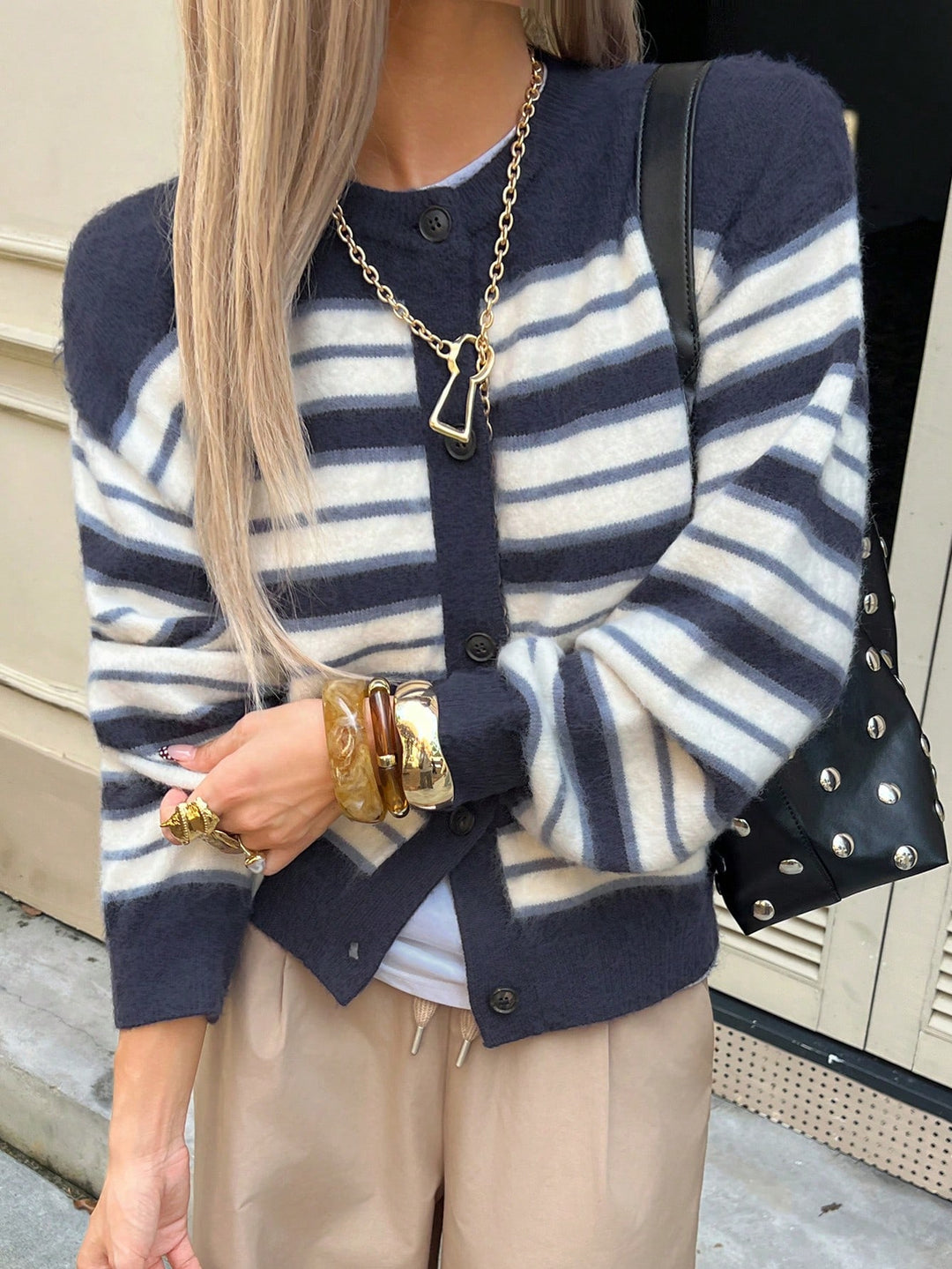 Cardigan SHEIN, albastru