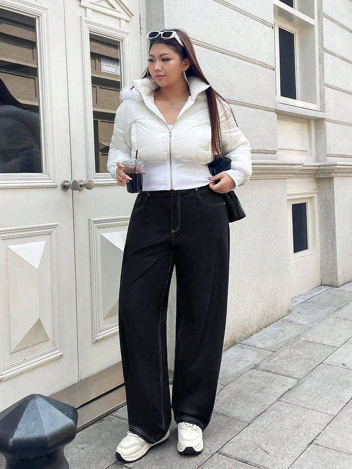 Pantaloni SHEIN, negru