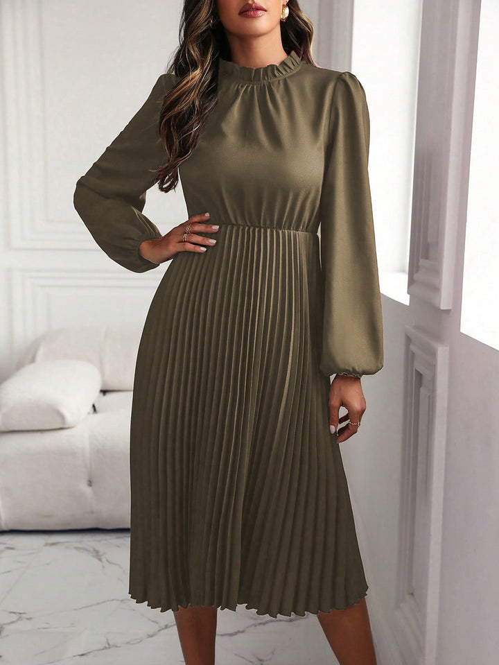 Rochie midi SHEIN, kaki