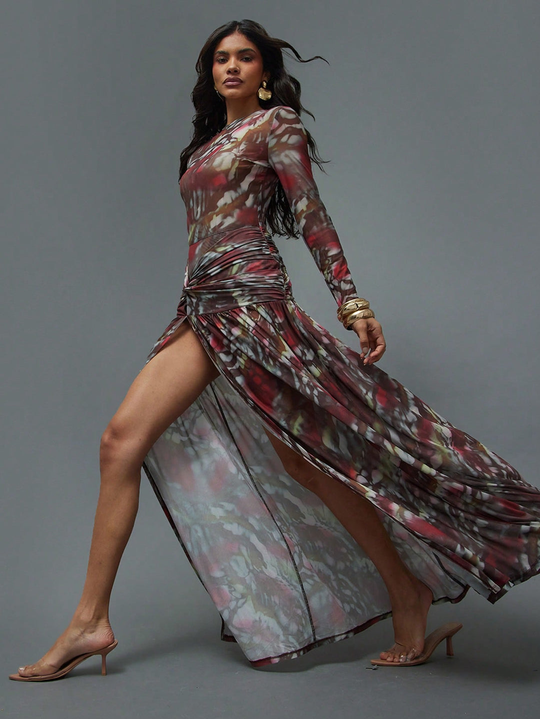 Rochie maxi SHEIN, mix culori