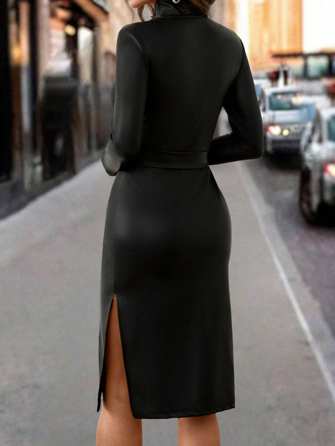 Rochie midi SHEIN, negru
