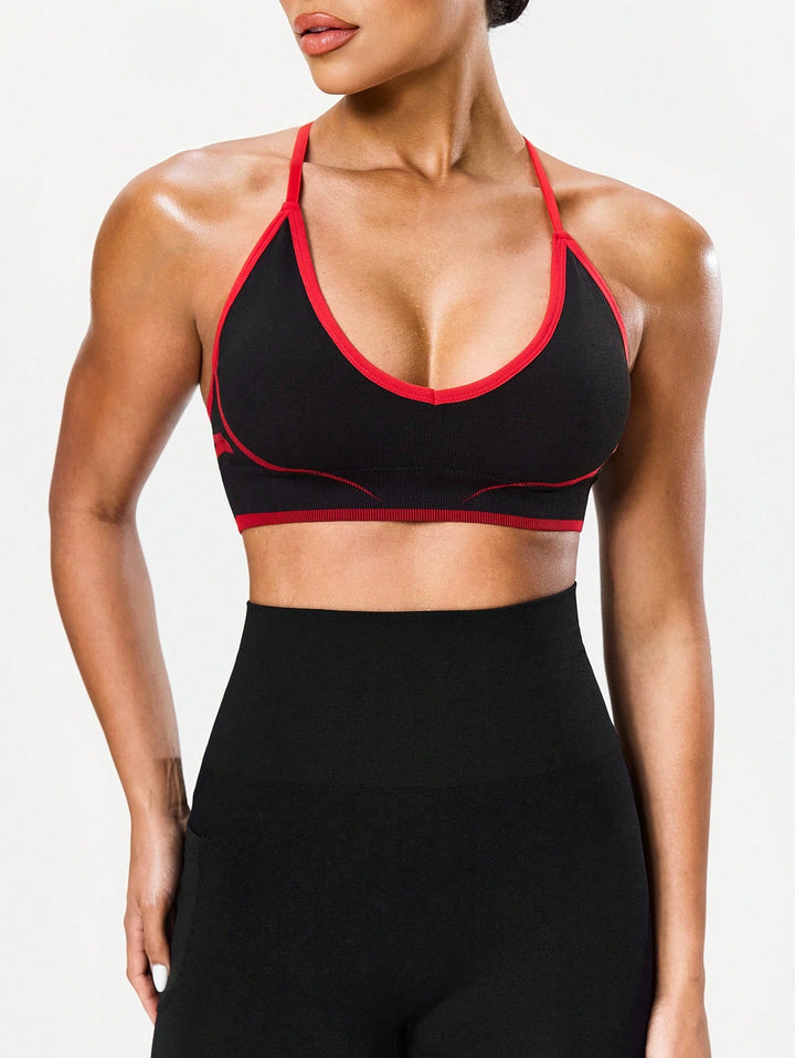 Bustieră sport SHEIN, negru