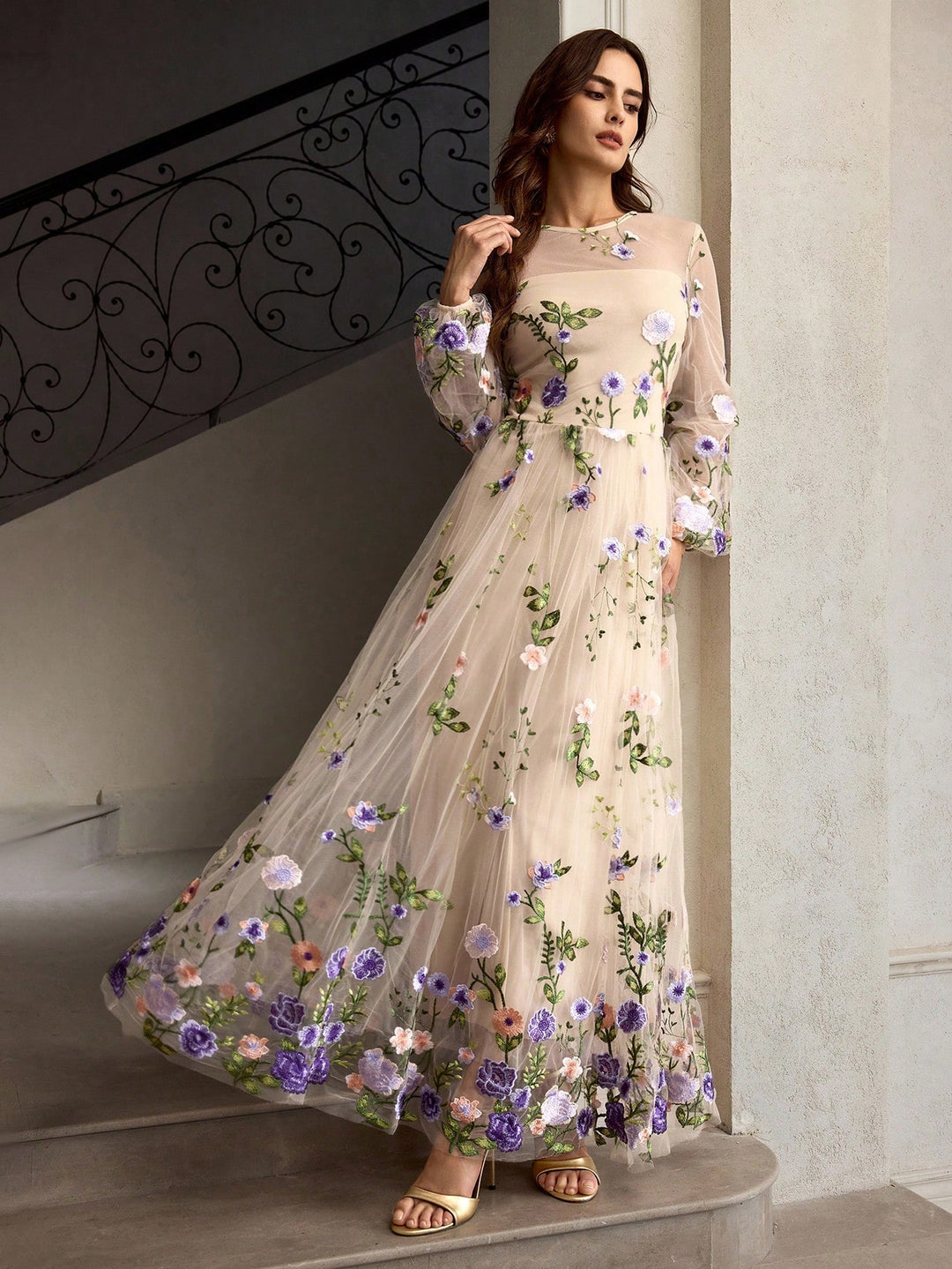 Rochie maxi SHEIN, mov