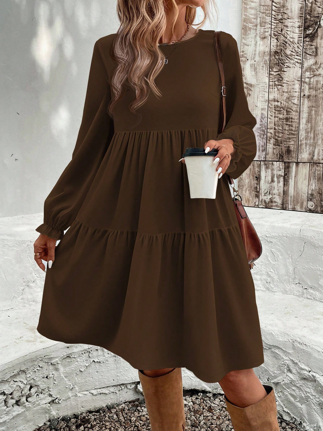Rochie SHEIN, maro