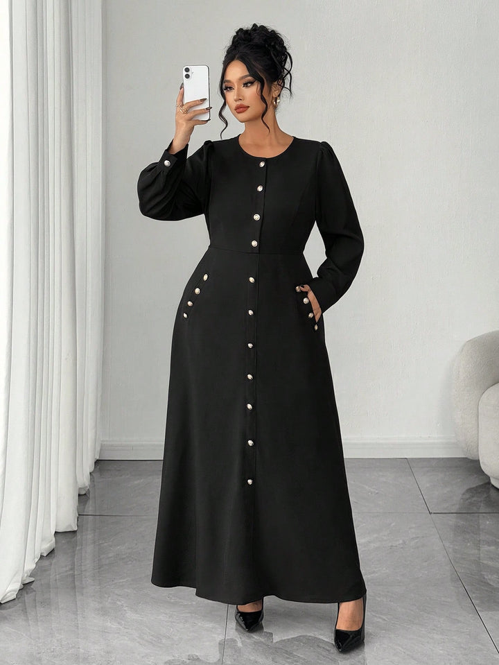 Rochie maxi SHEIN, negru