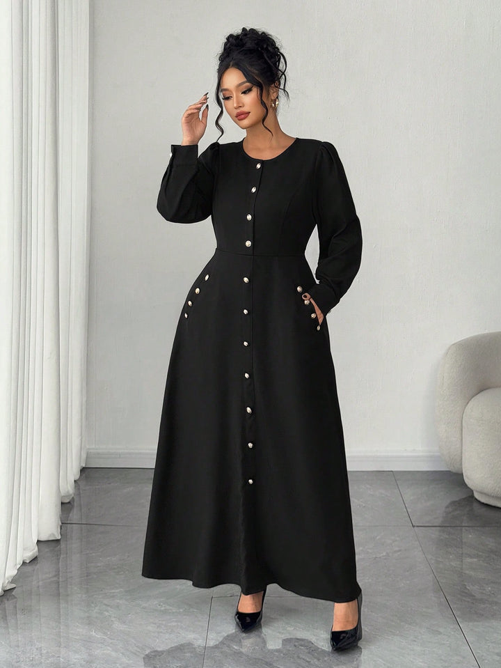 Rochie maxi SHEIN, negru