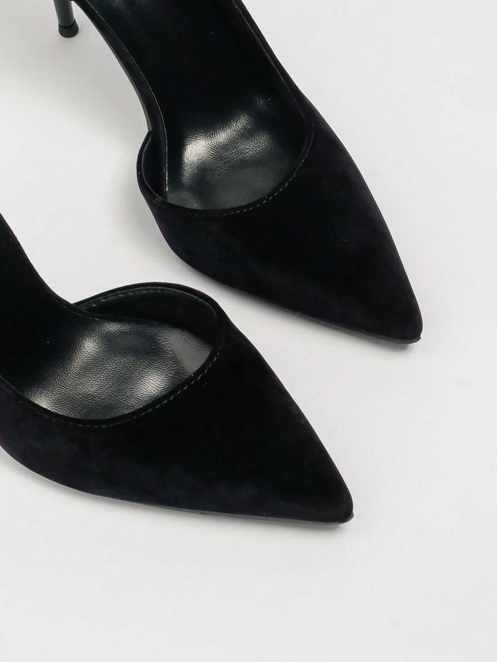 Pantofi cu toc SHEIN, negru