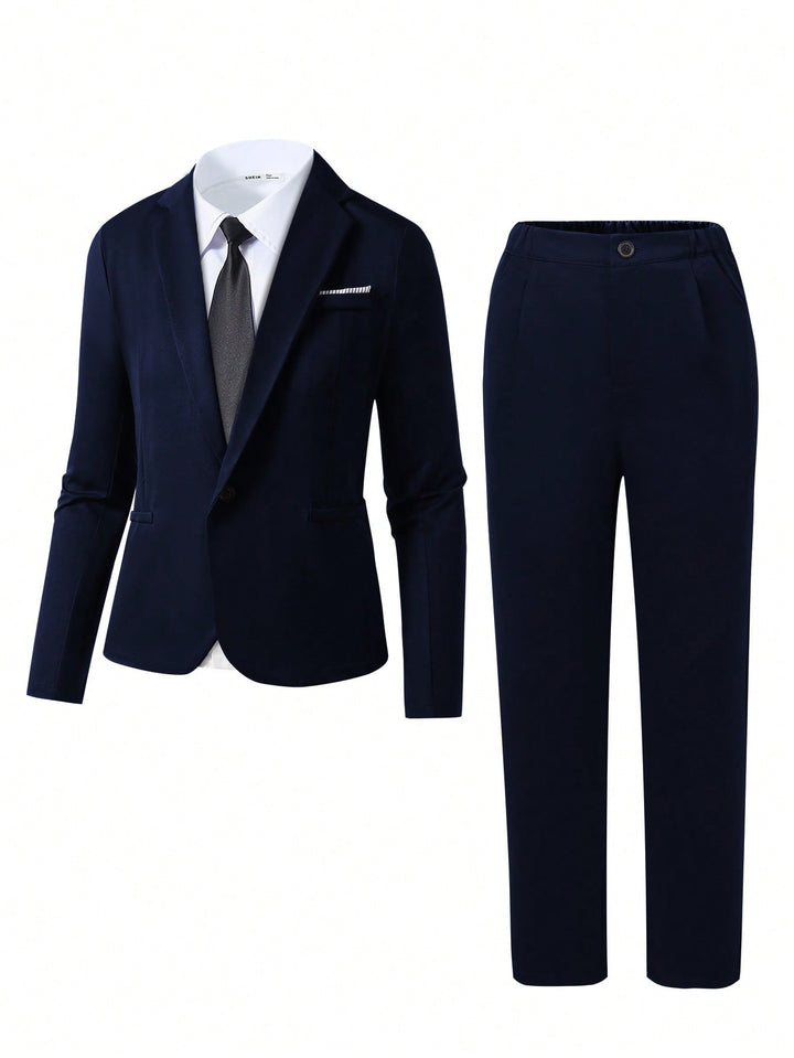 Costum SHEIN, albastru