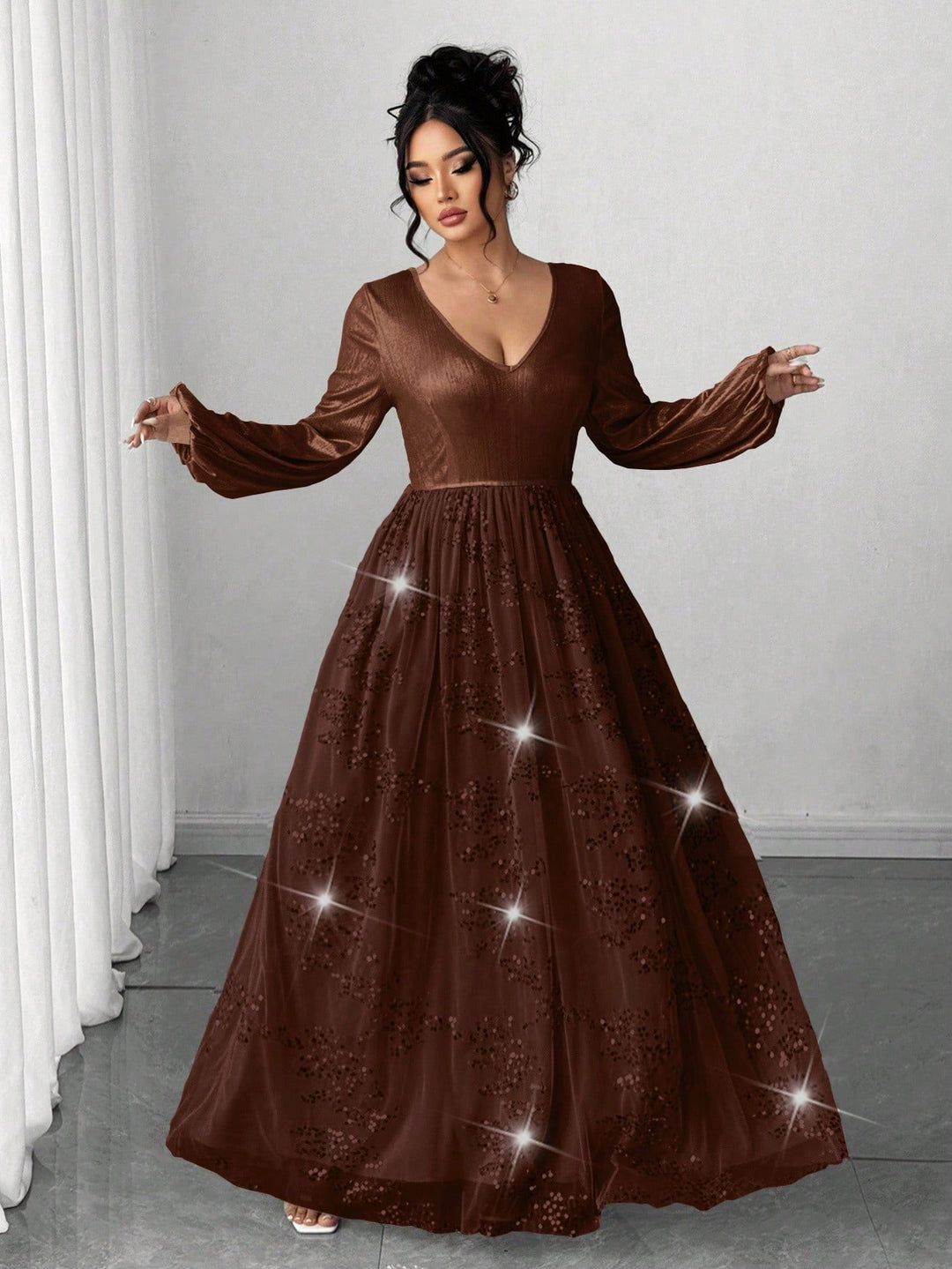 Rochie SHEIN, maro
