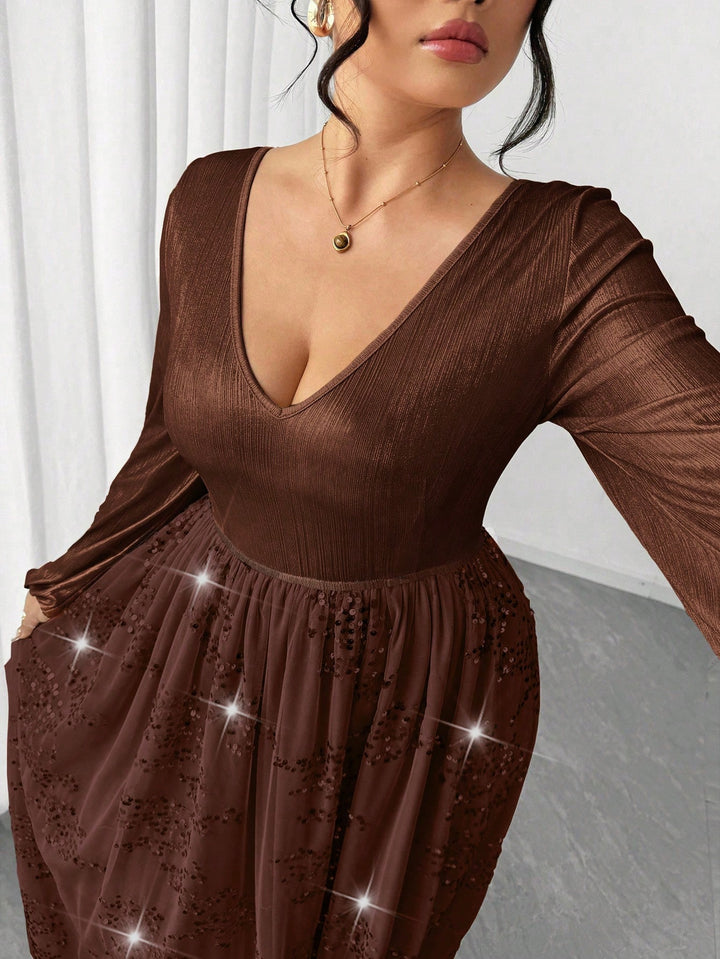 Rochie SHEIN, maro