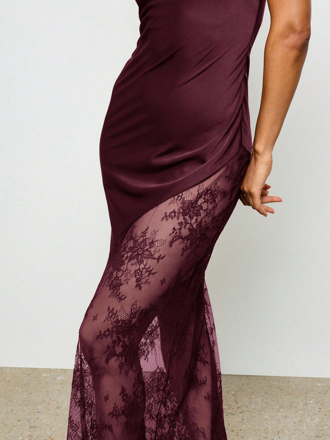 Rochie maxi SHEIN, vișiniu