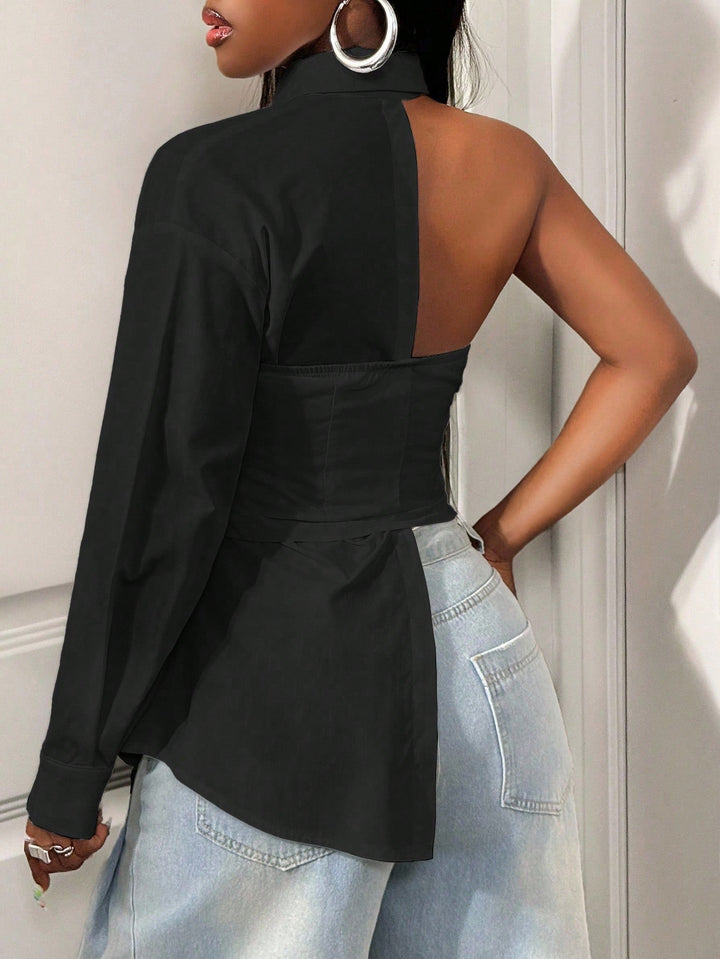 Bluza SHEIN, negru