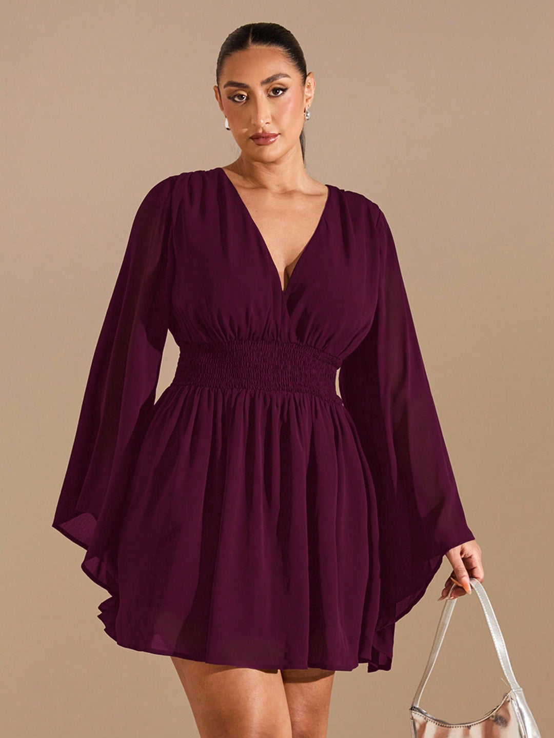 Rochie mini  SHEIN, vișiniu