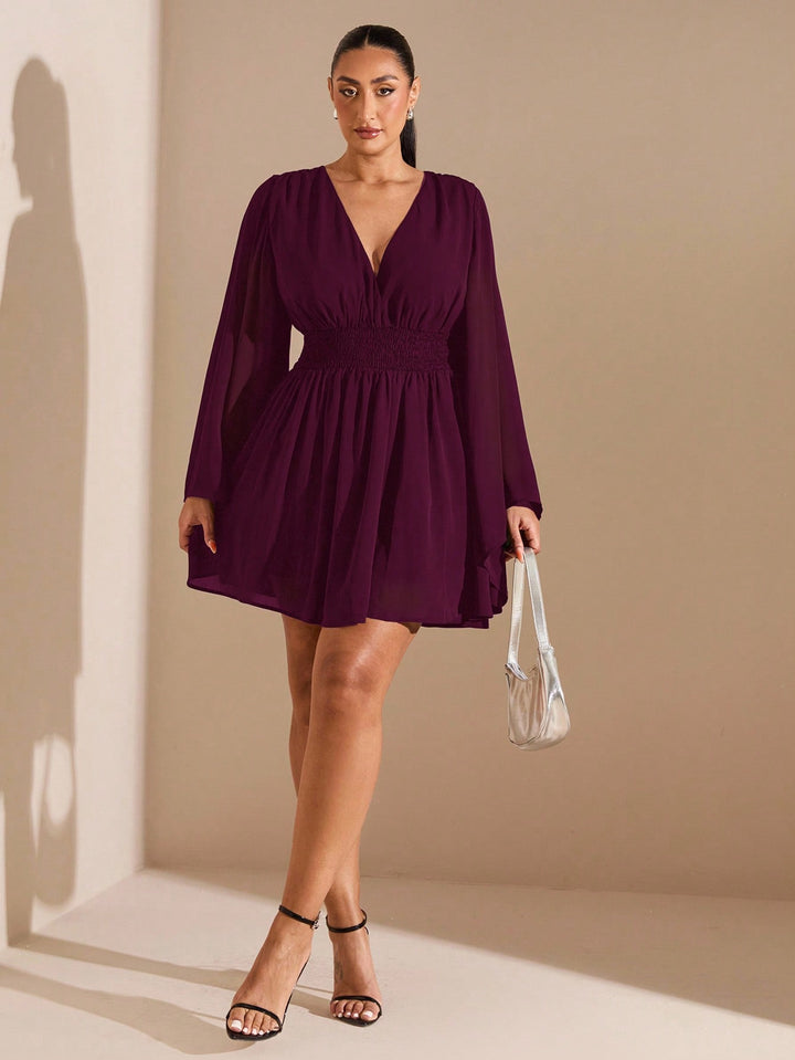Rochie mini  SHEIN, vișiniu