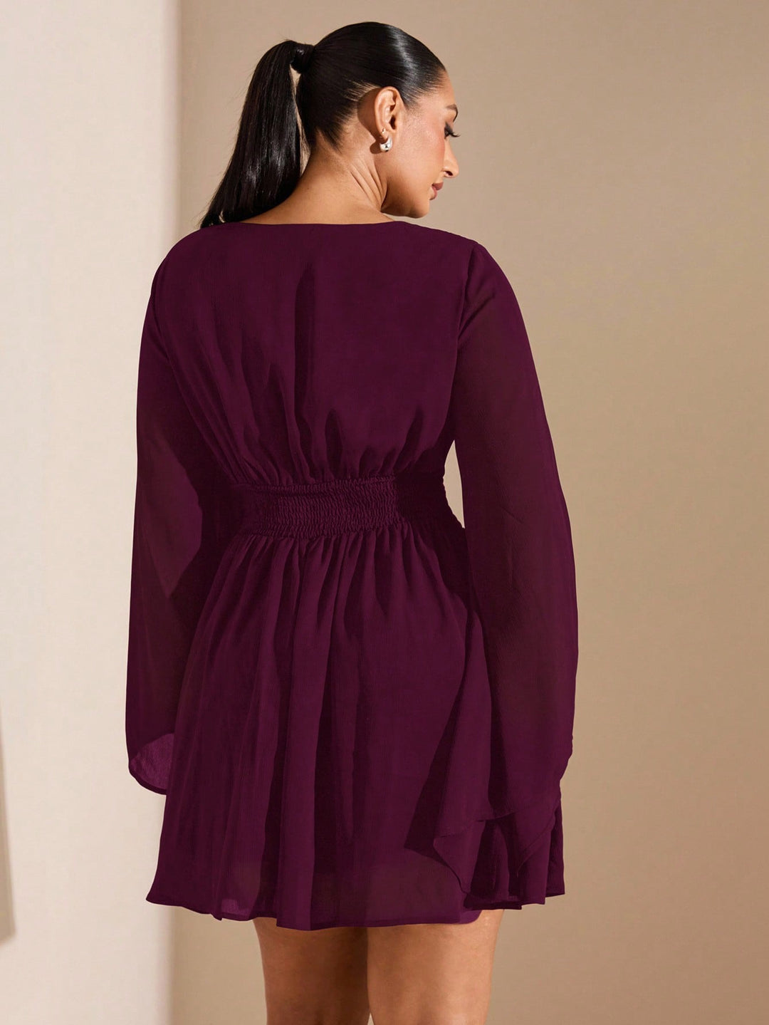 Rochie mini  SHEIN, vișiniu