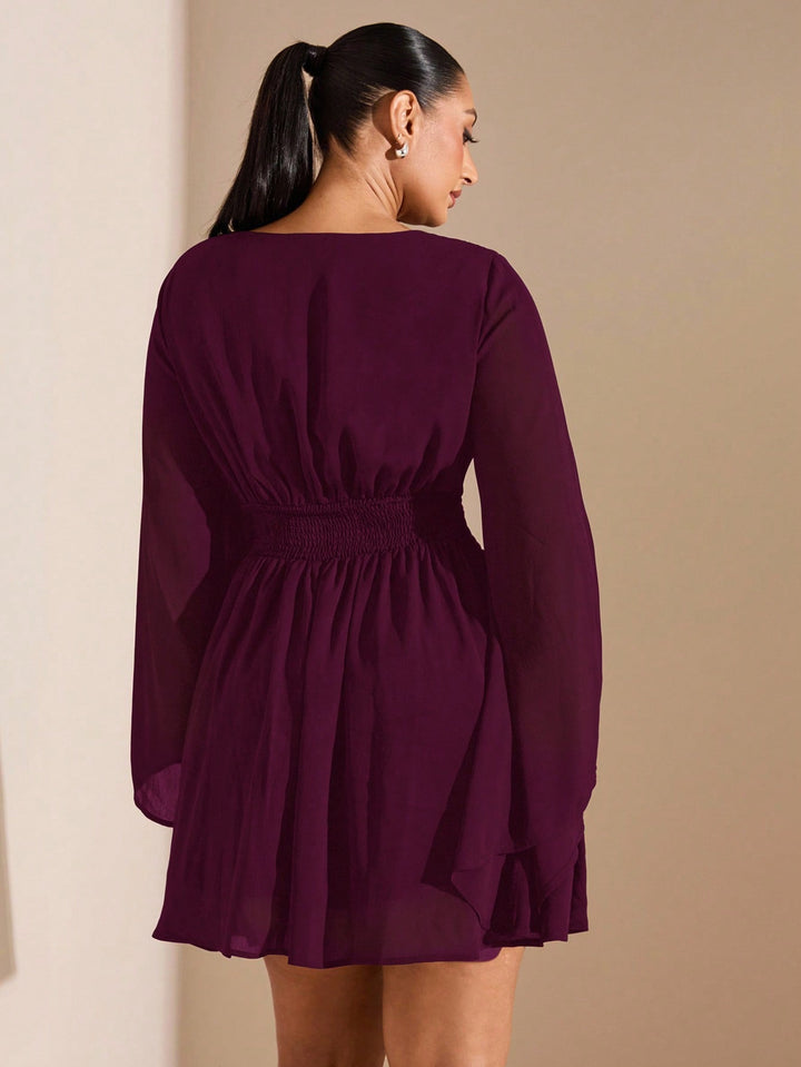 Rochie mini  SHEIN, vișiniu