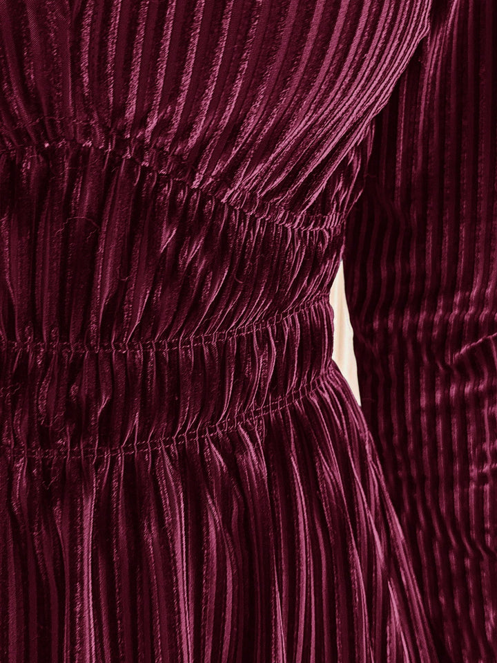 Rochie scurtă SHEIN, vișiniu