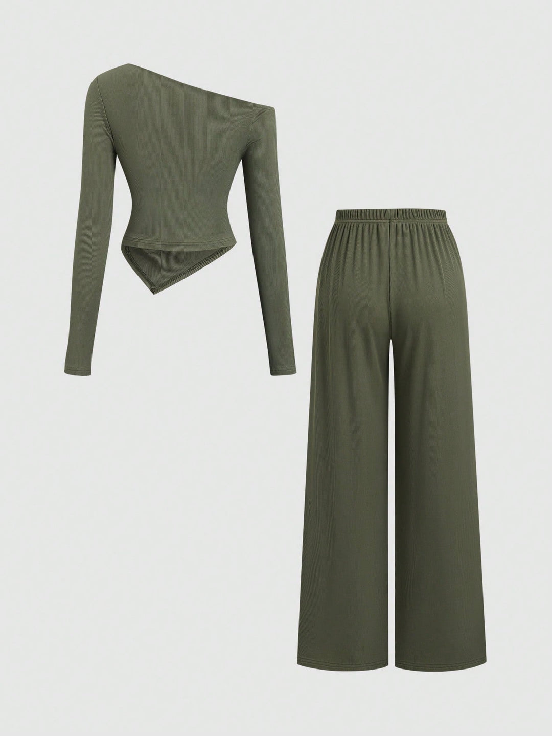 SHEIN nadrágkosztüm, khaki