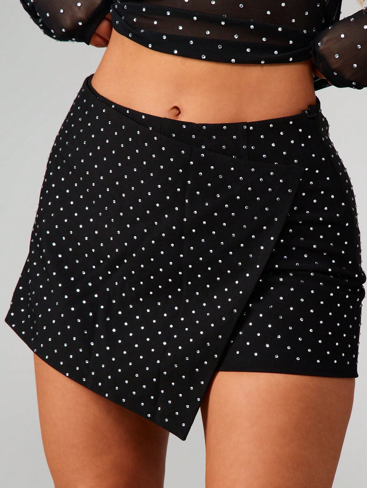 Pantaloni scurți SHEIN, negru