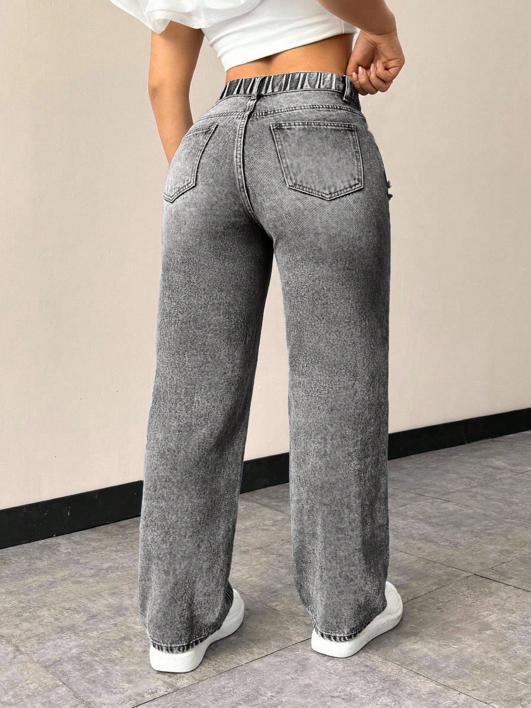 Jeans SHEIN, gri