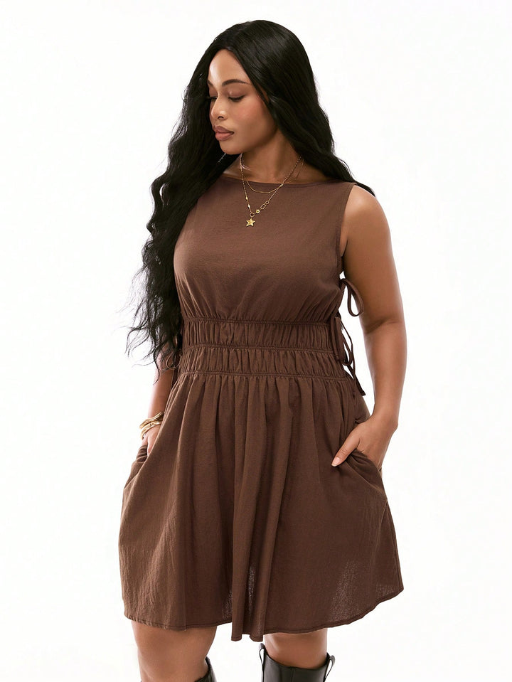 Rochie SHEIN, maro