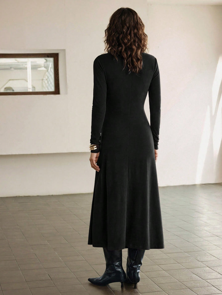 Rochie maxi SHEIN, negru