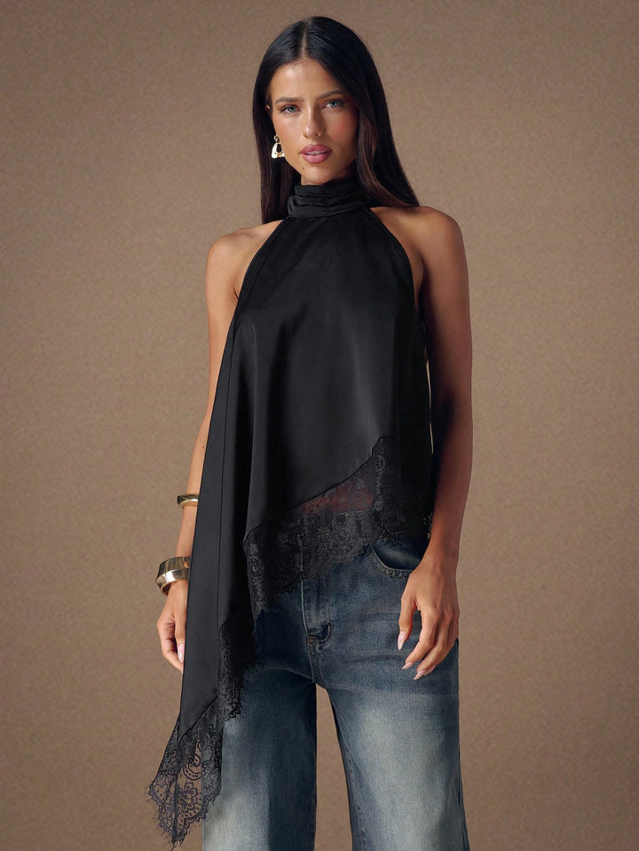 Top SHEIN, negru