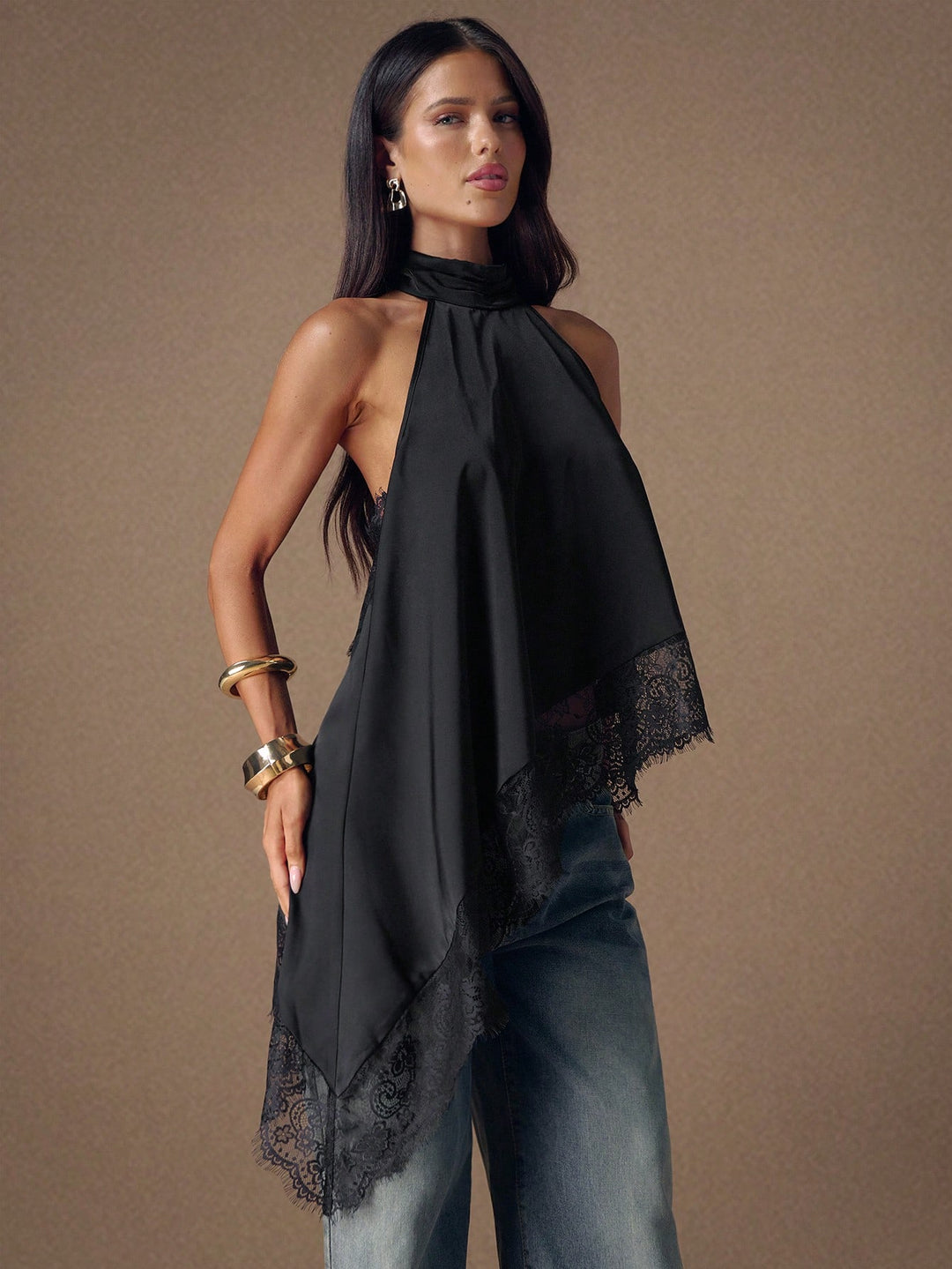 Top SHEIN, negru