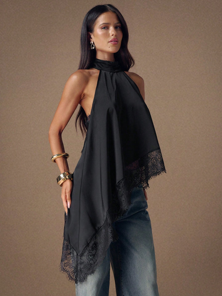 Top SHEIN, negru