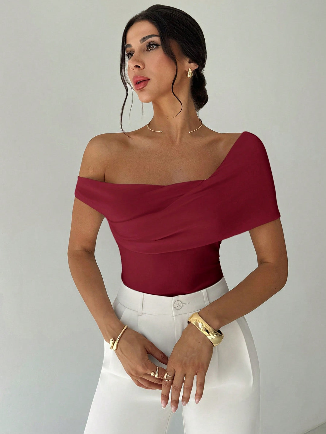 Top SHEIN, vișiniu