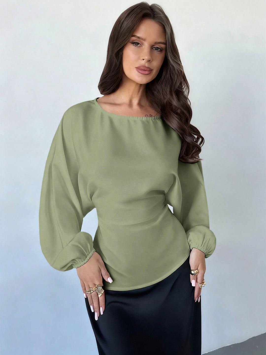 Bluza SHEIN, verde