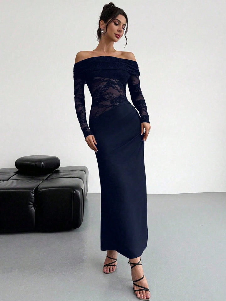 Rochie maxi SHEIN, albastru