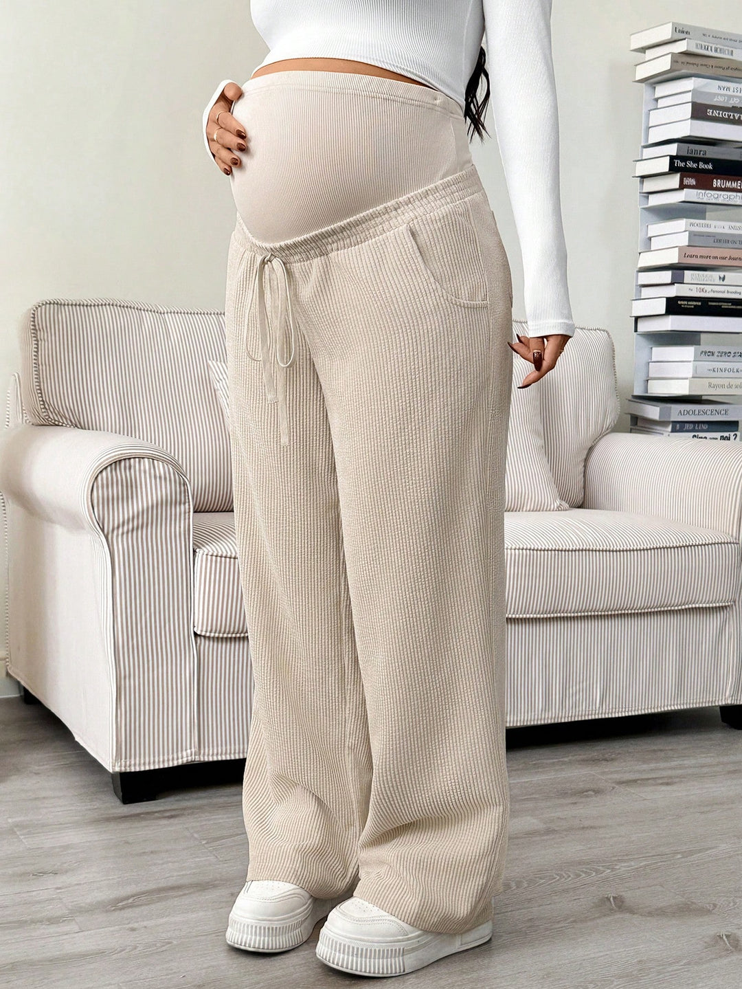 Pantaloni SHEIN, portocaliu