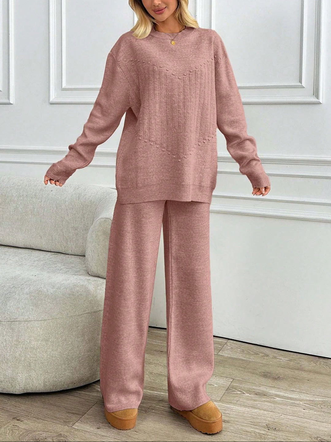 SHEIN rózsaszín szett