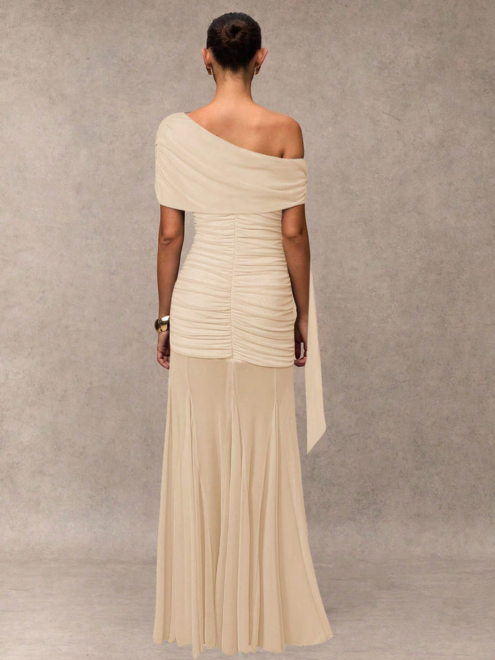 Rochie maxi SHEIN, portocaliu