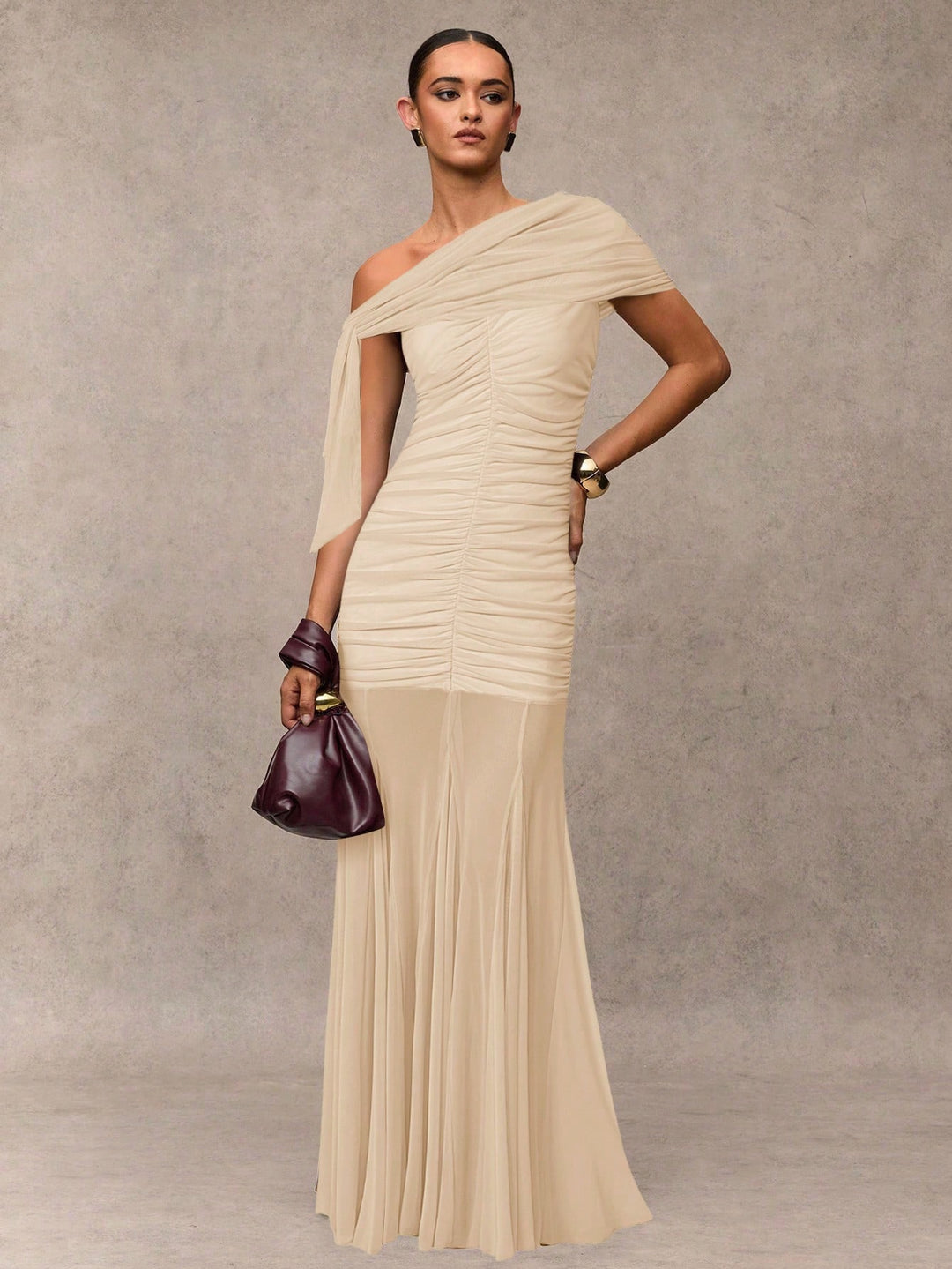 Rochie maxi SHEIN, portocaliu