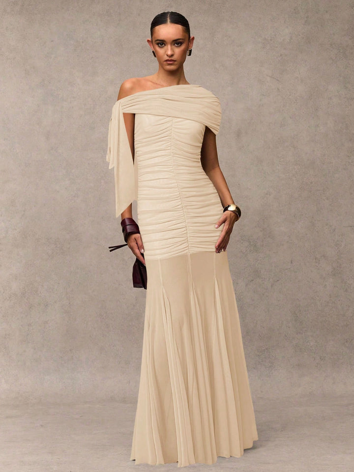 Rochie maxi SHEIN, portocaliu