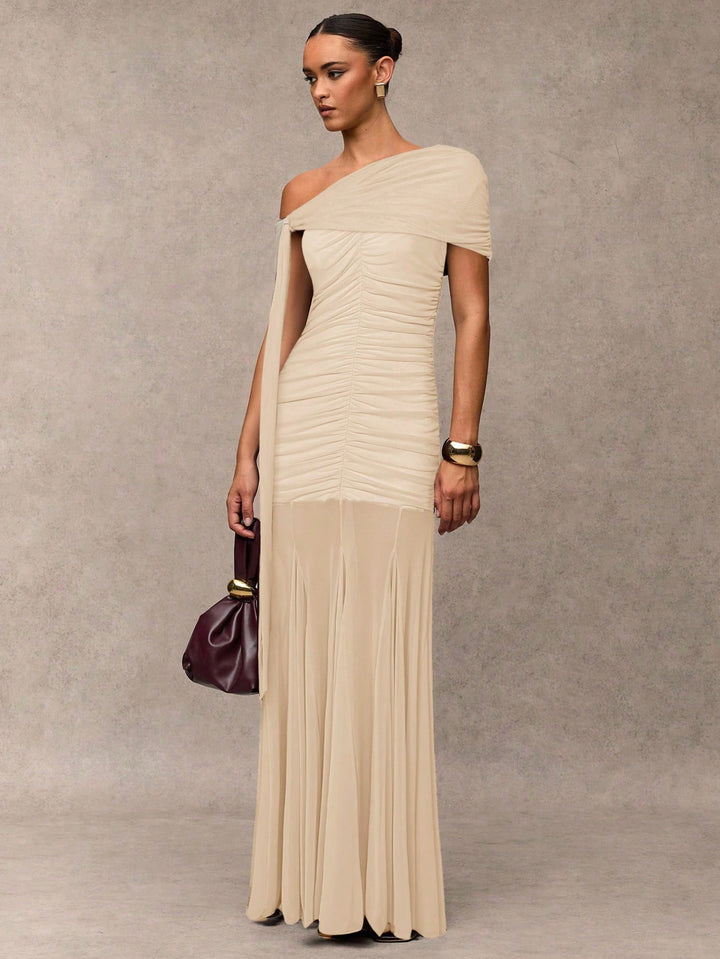 Rochie maxi SHEIN, portocaliu