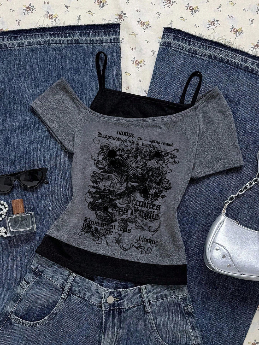 Tricou Shein, mix culori
