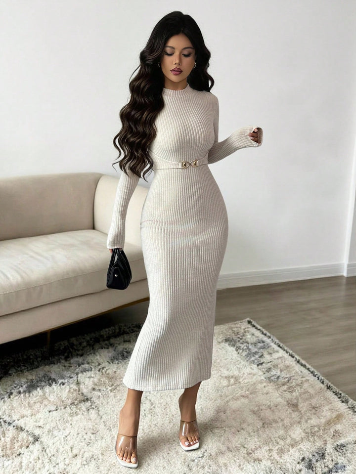 Rochie midi SHEIN, portocaliu