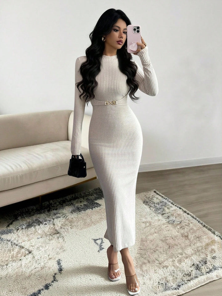 Rochie midi SHEIN, portocaliu