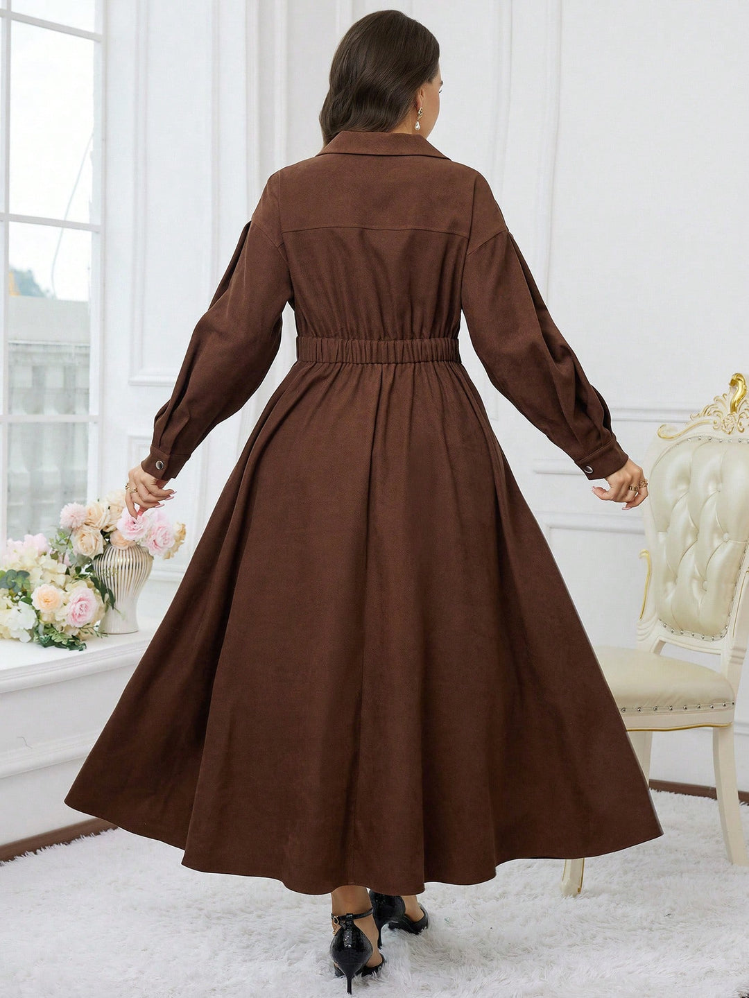 Rochie SHEIN, maro