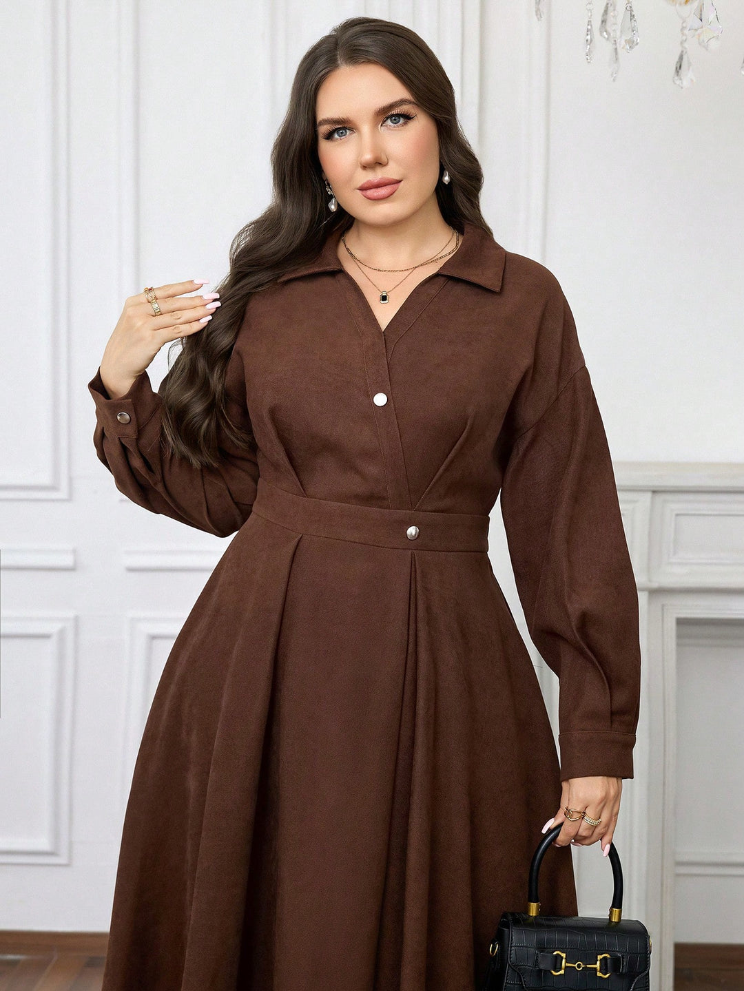 Rochie SHEIN, maro